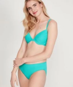 M&Co Green Textured Mid Rise Bikini Bottom -M&Co Sales Shop unnamed file 2308