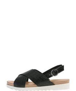 M&Co Black Cross Slingback Sandals -M&Co Sales Shop unnamed file 2312