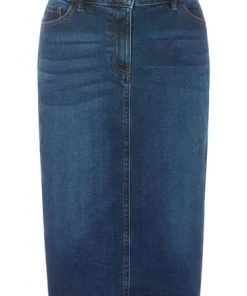 M&Co Blue Denim Midi Skirt -M&Co Sales Shop unnamed file 2338