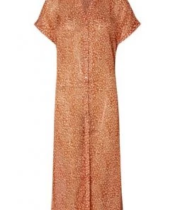 M&Co Orange Printed Long Kaftan Cover-Up -M&Co Sales Shop unnamed file 2372