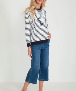 M&Co Blue Stripe Applique Sweat Top -M&Co Sales Shop unnamed file 2379 scaled