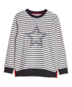 M&Co Blue Stripe Applique Sweat Top -M&Co Sales Shop unnamed file 2382