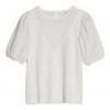 M&Co White Cutwork Yoke 3/4th Sleeves T-Shirt -M&Co Sales Shop unnamed file 2420 scaled