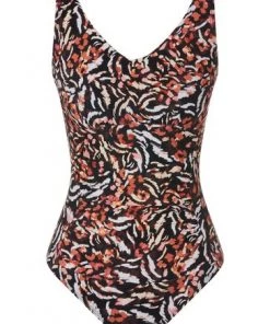 M&Co Black Animal Print One Piece Swimsuit -M&Co Sales Shop unnamed file 2445