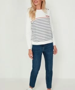 M&Co Cream New York Stripe Sweater -M&Co Sales Shop unnamed file 2447 scaled