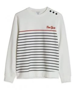 M&Co Cream New York Stripe Sweater -M&Co Sales Shop unnamed file 2451