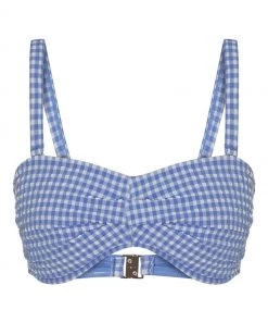 M&Co Blue Twist Front Gingham Bikini Top -M&Co Sales Shop unnamed file 2460 scaled