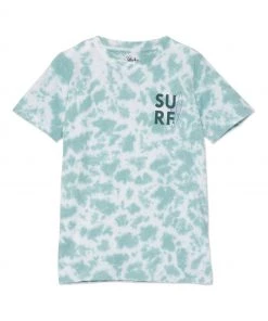 M&Co Green Short Sleeve Surf Tie Dye T-Shirt