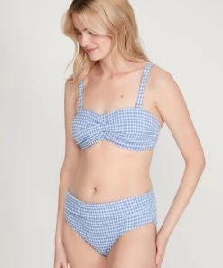 M&Co Blue Roll Top Gingham Bikini Bottoms -M&Co Sales Shop unnamed file 2502 scaled