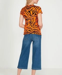 M&Co Orange Shadow Zebra Twist T-Shirt -M&Co Sales Shop unnamed file 2509 scaled