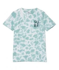 M&Co Green Short Sleeve Surf Tie Dye T-Shirt -M&Co Sales Shop unnamed file 251