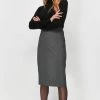 M&Co Grey Button Bengaline Pencil Skirt -M&Co Sales Shop unnamed file 2524 scaled