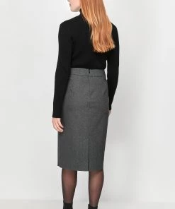 M&Co Grey Button Bengaline Pencil Skirt -M&Co Sales Shop unnamed file 2525 scaled