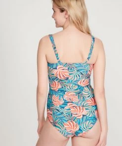 M&Co Blue Tropical Palm Print Tankini Top -M&Co Sales Shop unnamed file 2531 scaled