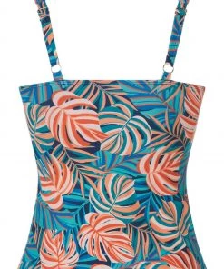 M&Co Blue Tropical Palm Print Tankini Top -M&Co Sales Shop unnamed file 2534 scaled