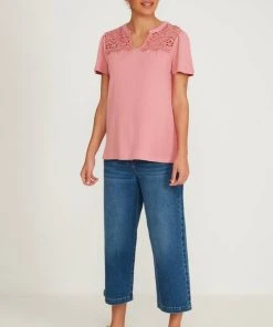 M&Co Pink Crochet Jersey Top -M&Co Sales Shop unnamed file 2543 scaled