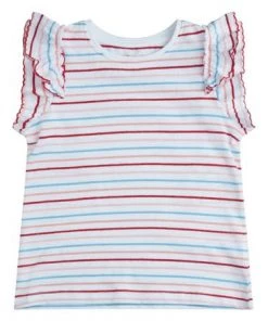 M&Co White Stripe Jersey Top -M&Co Sales Shop unnamed file 258