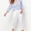 M&Co Petite White Crop Linen Trousers -M&Co Sales Shop unnamed file 2592 scaled