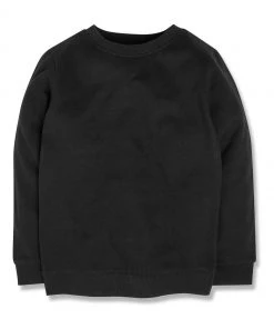 M&Co Black Back To School Crew-Neck Sweat Top