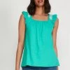 M&Co Green Embroidery Frill Neck Cami Top -M&Co Sales Shop unnamed file 2646 scaled