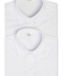 M&Co BTS 3/4 Sleeve White Shirt 2 Pack