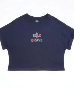 M&Co Blue Short-Sleeved Slogan T-Shirt -M&Co Sales Shop unnamed file 277