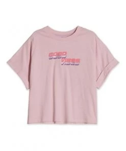 M&Co Pink Good Vibes T-Shirt -M&Co Sales Shop unnamed file 280