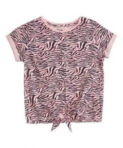 M&Co Pink Zebra Short-Sleeved T-Shirt -M&Co Sales Shop unnamed file 287