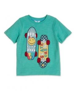 M&Co Green Skateboard T-Shirt -M&Co Sales Shop unnamed file 30