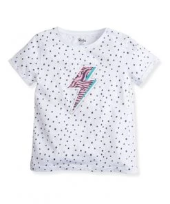 M&Co White Lightning Bolt T-Shirt -M&Co Sales Shop unnamed file 309