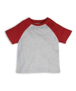 M&Co Grey Colour Block Basic T-Shirt