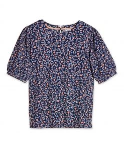 M&Co Blue Rosebud Crinkle Puff T-Shirt -M&Co Sales Shop unnamed file 330 scaled