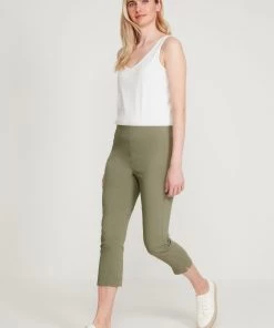 M&Co Green Cropped Bengaline Trousers -M&Co Sales Shop unnamed file 341 scaled