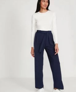 M&Co Blue Tie Waist Wide Leg Trousers -M&Co Sales Shop unnamed file 347 scaled