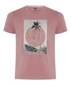 M&Co Pink Palm Tree Graphic T-Shirt -M&Co Sales Shop unnamed file 36