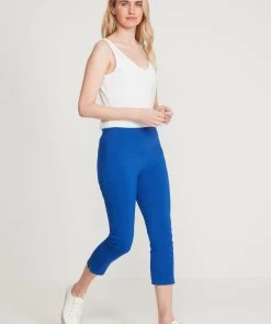 M&Co Blue Cropped Bengaline Trousers -M&Co Sales Shop unnamed file 370 scaled