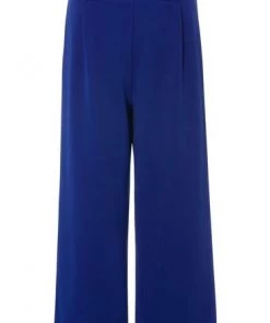 M&Co Blue Scuba Crepe Tab Trousers -M&Co Sales Shop unnamed file 384