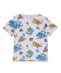 M&Co Grey Dinosaur Print T-Shirt -M&Co Sales Shop unnamed file 39