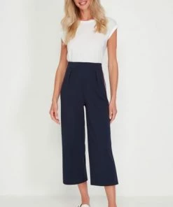 M&Co Blue Rainbow Side Stripe Culottes -M&Co Sales Shop unnamed file 396