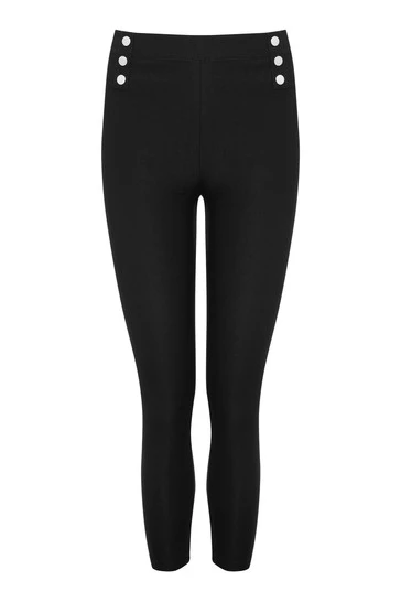 M&Co Petite Black Petite Stretch Cropped Trousers 7 M&Co Petite Black Petite Stretch Cropped Trousers - Image 5