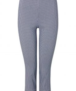 M&Co Blue Cropped Gingham Bengaline Trousers -M&Co Sales Shop unnamed file 413 scaled
