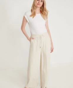 M&Co Natural Linen Wide Leg Trousers -M&Co Sales Shop unnamed file 421 scaled