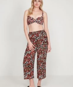 M&Co Orange Printed Lightweight Trousers