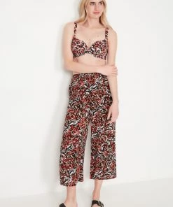 M&Co Orange Printed Lightweight Trousers -M&Co Sales Shop unnamed file 427 scaled