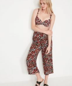 M&Co Orange Printed Lightweight Trousers -M&Co Sales Shop unnamed file 428 scaled