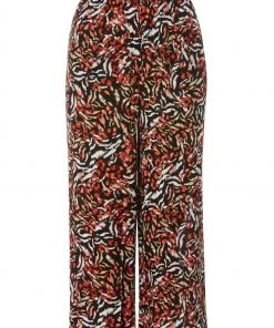 M&Co Orange Printed Lightweight Trousers -M&Co Sales Shop unnamed file 429 scaled