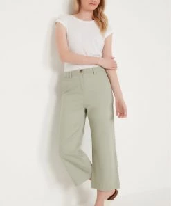 M&Co Green Wide Leg Cropped Chinos -M&Co Sales Shop unnamed file 443 scaled