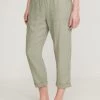 M&Co Green Linen Cropped Trousers -M&Co Sales Shop unnamed file 447 scaled