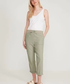 M&Co Green Linen Cropped Trousers -M&Co Sales Shop unnamed file 450 scaled