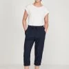 M&Co Blue Petite Cropped Linen Trousers -M&Co Sales Shop unnamed file 458 scaled
